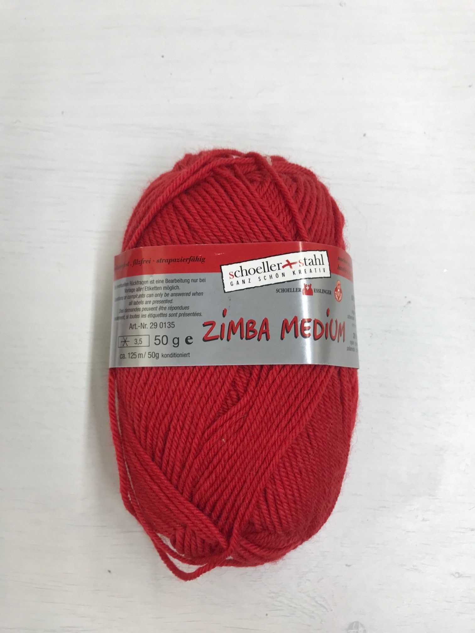 Gomitolo di lana rosso - Creativity Store